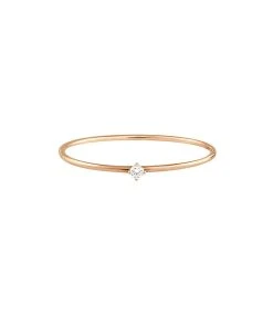VANRYCKE Bague Stardust Diamant Or Rose