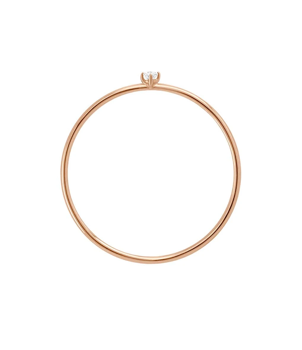 VANRYCKE Bague Stardust Diamant Or Rose 2 VANRYCKE Bague Stardust Diamant Or Rose – Image 2