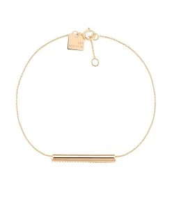 Ginette NY Bracelet Straws Or Rose