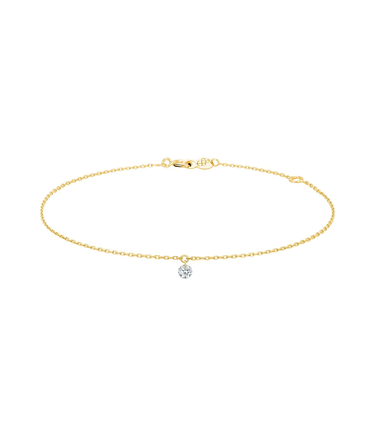 LA BRUNE & LA BLONDE Bracelet 360° Diamant Brillant 0,07 Or Jaune 1 LA BRUNE & LA BLONDE Bracelet 360° Diamant Brillant 0,07 Or Jaune