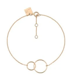 Ginette NY Bracelet Tiny Fusion Or Rose