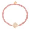 Ginette NY Bracelet Purity Rhodochrosite Or Rose, Collection Twenty