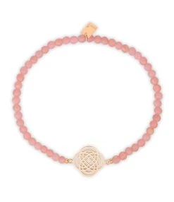 Ginette NY Bracelet Purity Rhodochrosite Or Rose, Collection Twenty