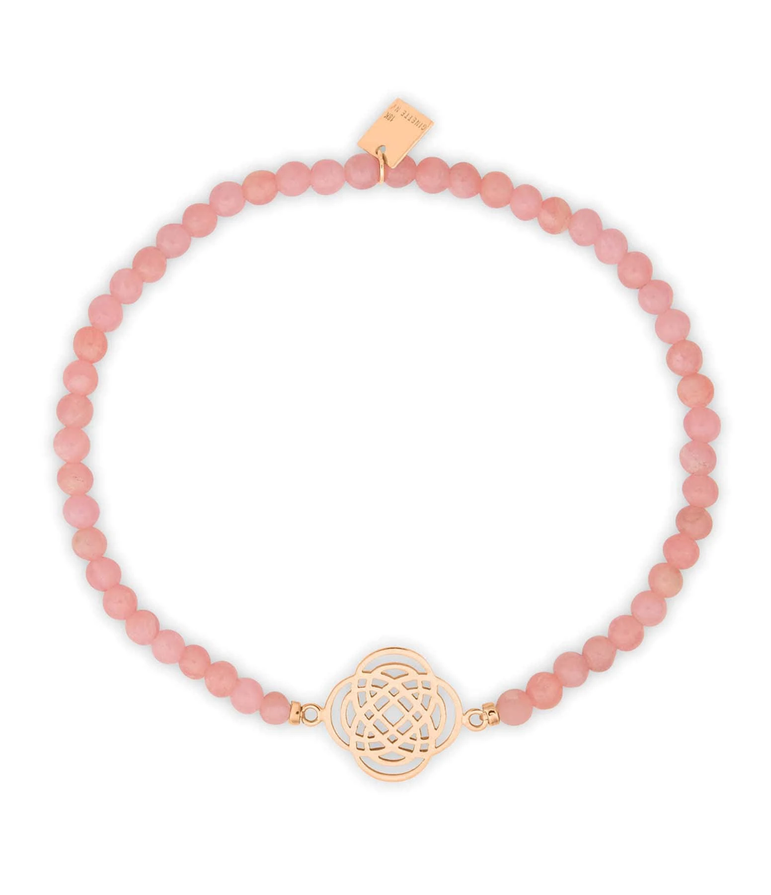 Ginette NY Bracelet Purity Rhodochrosite Or Rose, Collection Twenty 1 Ginette NY Bracelet Purity Rhodochrosite Or Rose, Collection Twenty
