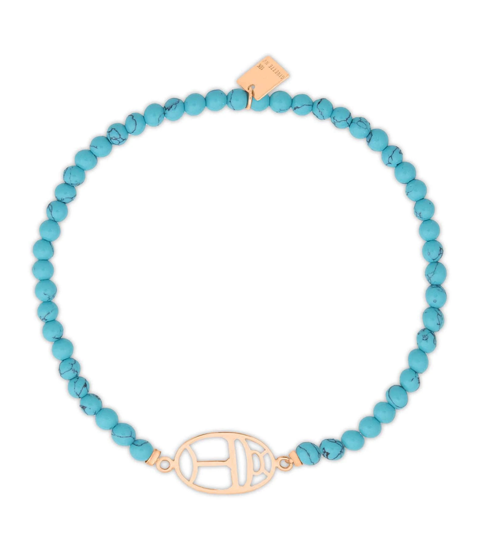 Ginette NY Bracelet Wish Turquoise Or Rose, Collection Twenty 1 Ginette NY Bracelet Wish Turquoise Or Rose, Collection Twenty