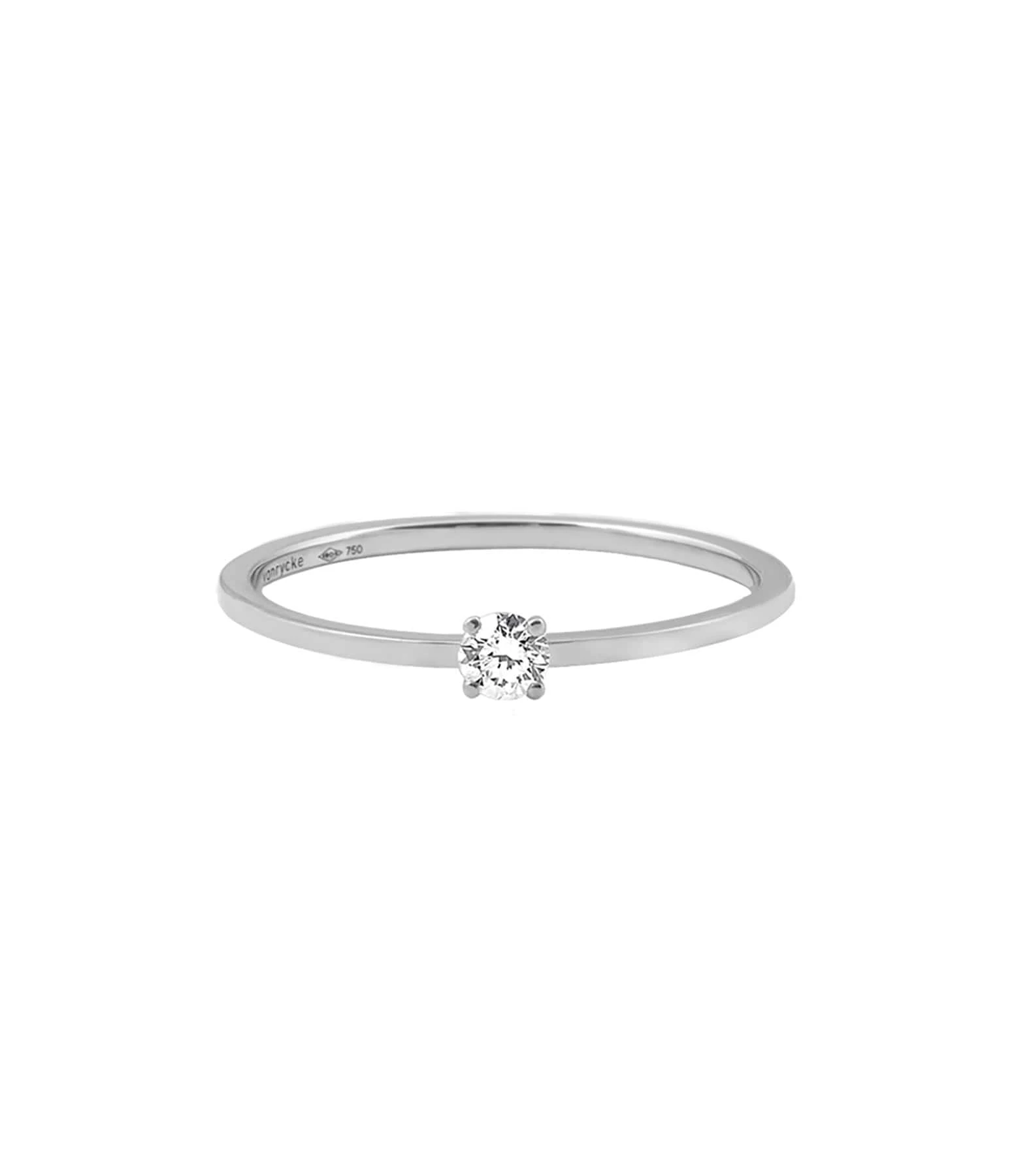 VANRYCKE Bague Valentine Or Blanc Diamant 1 VANRYCKE Bague Valentine Or Blanc Diamant