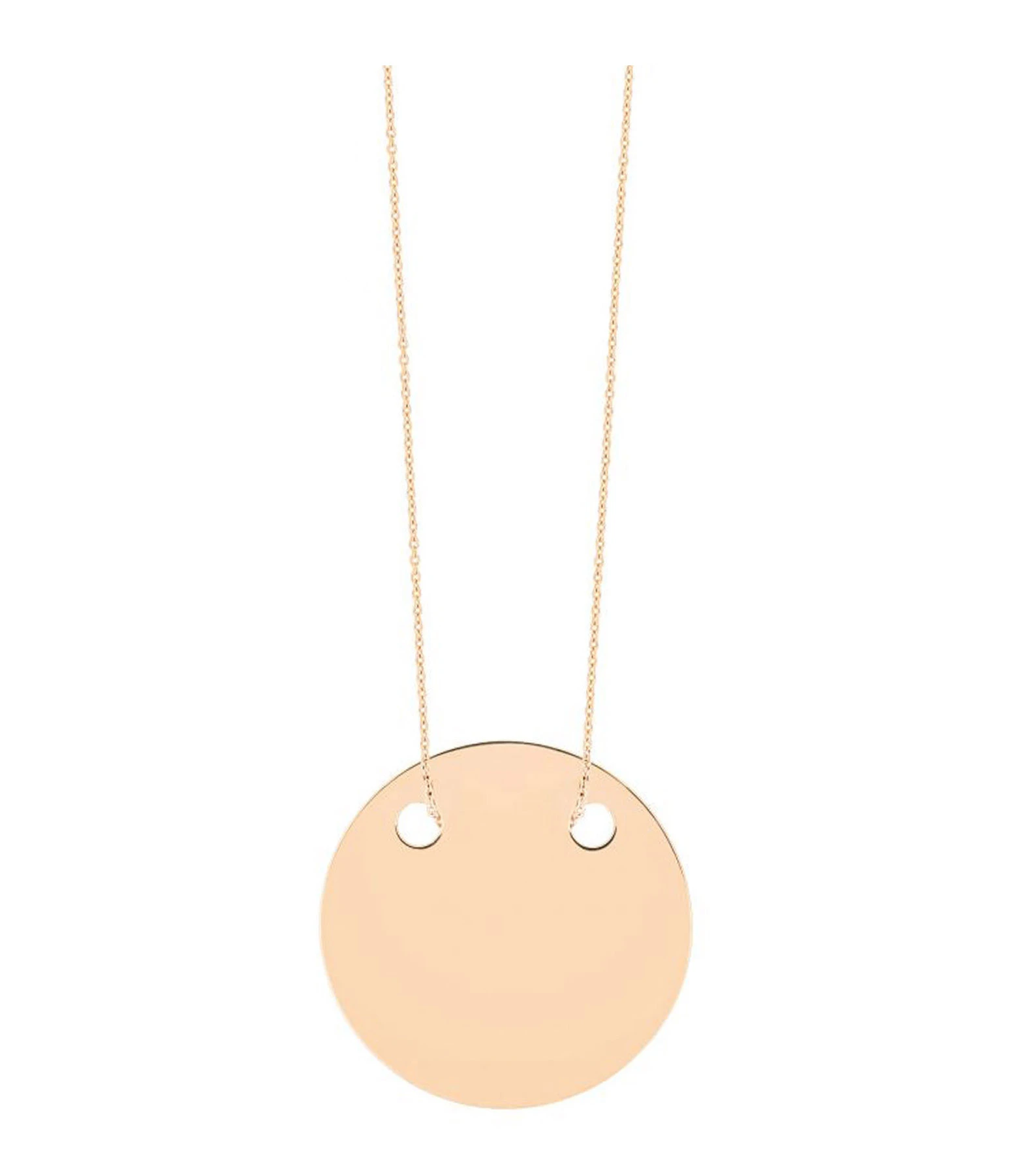 Ginette NY Collier Disc Baby Or Rose 1 Ginette NY Collier Disc Baby Or Rose