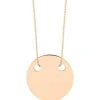 Ginette NY Collier Disc Or Rose Mini