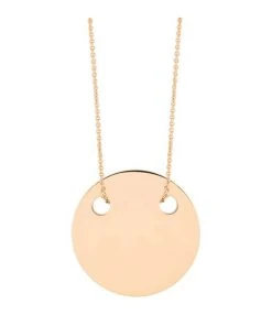 Ginette NY Collier Disc Or Rose Mini