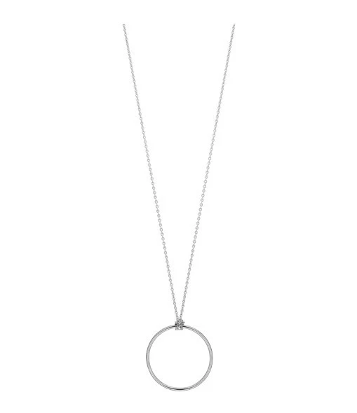 Ginette NY Collier Circles Mini Or Blanc 1 Ginette NY Collier Circles Mini Or Blanc