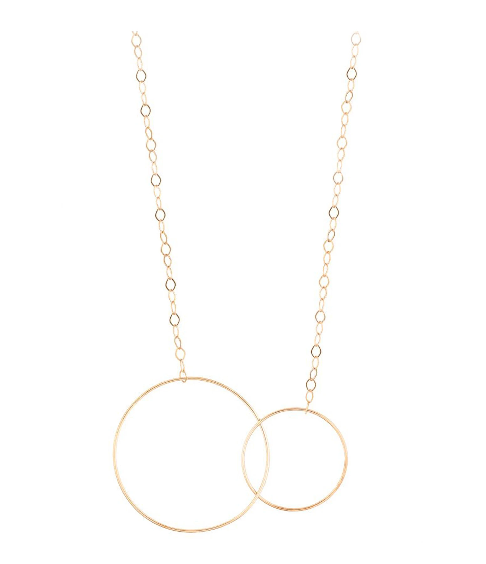 Ginette NY Collier Cirlces Fusion Or Rose 1 Ginette NY Collier Cirlces Fusion Or Rose