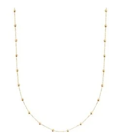 CHARLET Chaîne Massilia Boule Or Jaune, 50 Cm