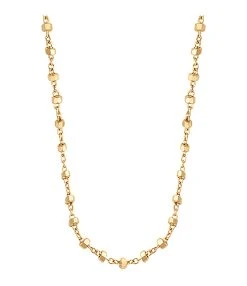 CHARLET Chaîne Maille Diamantée Or Jaune, 40 Cm