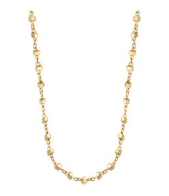 CHARLET Chaîne Maille Diamantée Or Jaune, 50 Cm