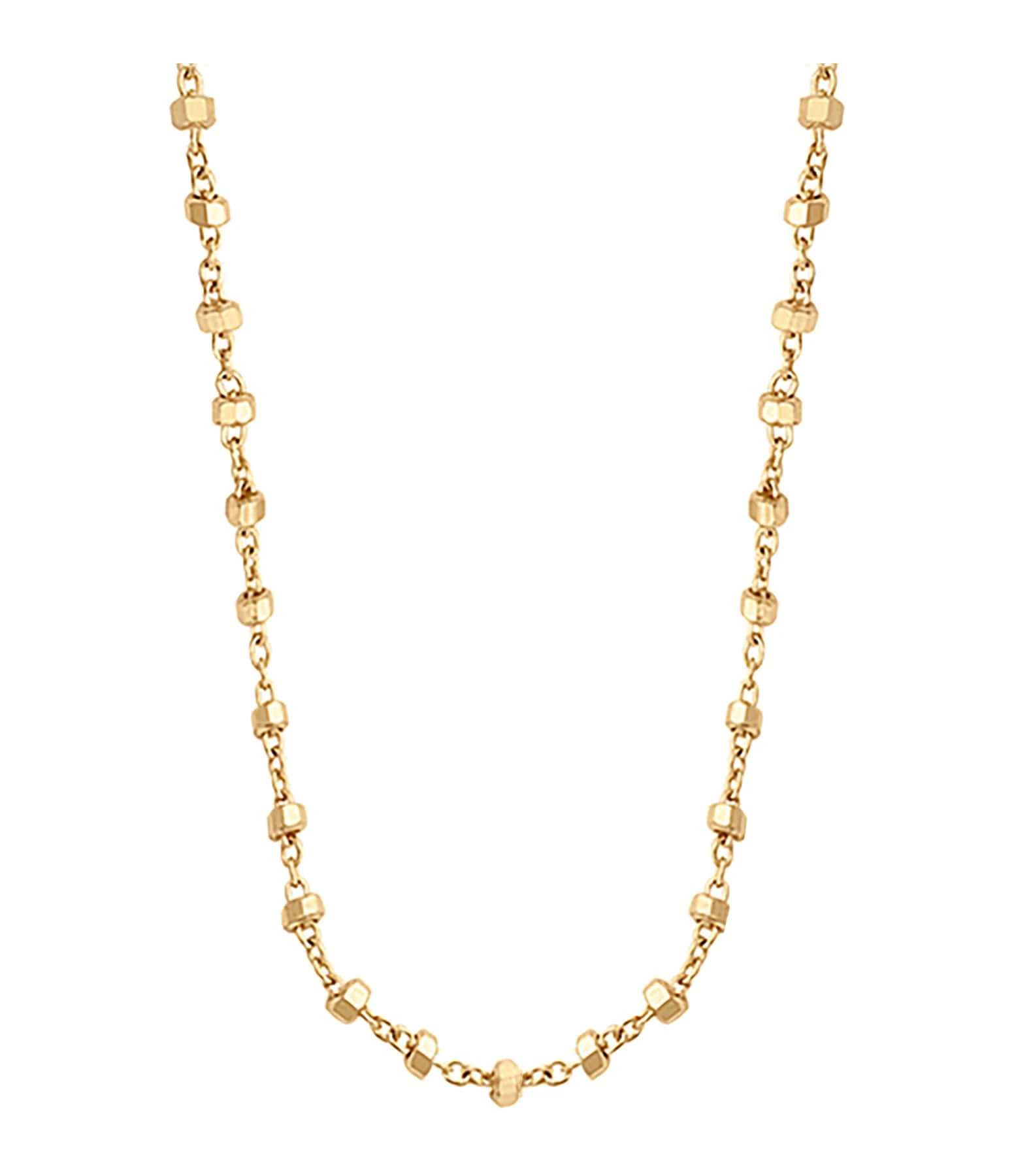 CHARLET Chaîne Maille Diamantée Or Jaune, 50 Cm 1 CHARLET Chaîne Maille Diamantée Or Jaune, 50 Cm