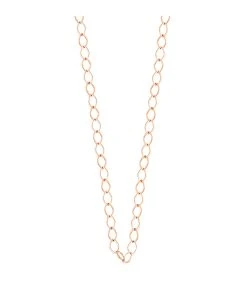 Ginette NY Chaîne Maille Fusion Or Rose, 50 Cm