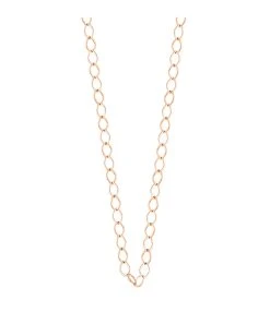 Ginette NY Chaîne Maille Fusion Or Rose, 70 Cm