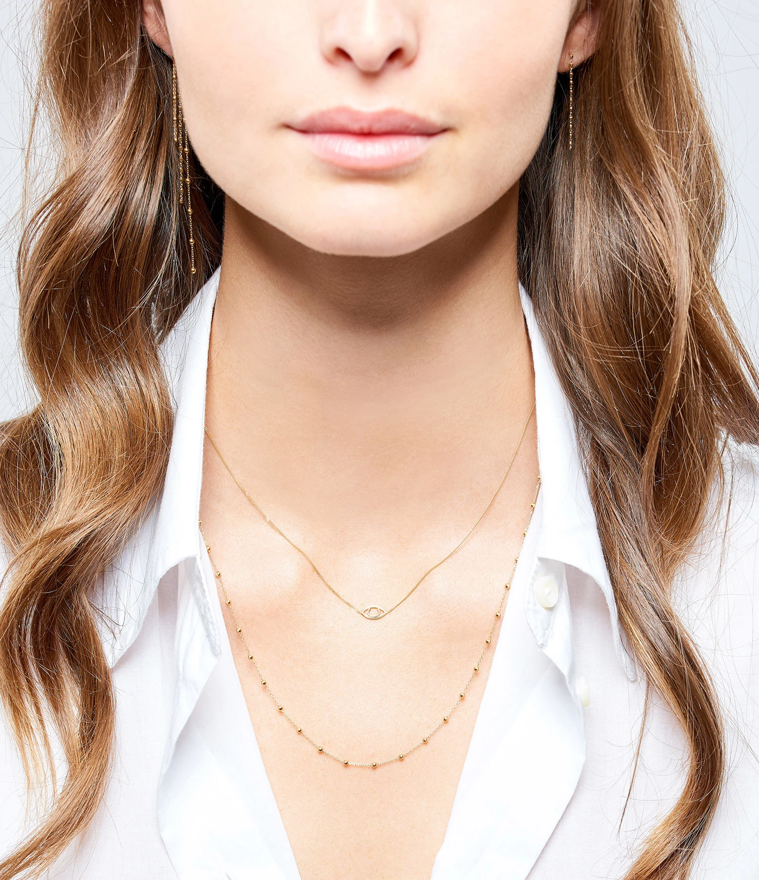 CHARLET Chaîne Massilia Boule Or Jaune, 50 Cm 3 CHARLET Chaîne Massilia Boule Or Jaune, 50 Cm – Image 3