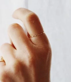 CHARLET Bague Diamantée 1 Chaîne Or Jaune 5 CHARLET Bague Diamantée 1 Chaîne Or Jaune -Shaker Jewels Magasin charl look20221129 1852505