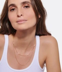 CHARLET Collier Massilia Nacre Or Jaune -Shaker Jewels Magasin charl look20230104 327