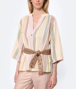 CHARLIE JOE Ceinture Alpa Coton Léopard 6 CHARLIE JOE Ceinture Alpa Coton Léopard -Shaker Jewels Magasin charl look20230222 366