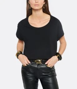 Claris Virot Ceinture Tortue Python Noir Doré -Shaker Jewels Magasin clari look20211123 15