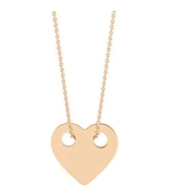 Ginette NY Collier Mini CĆur Or Rose