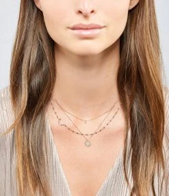 GIGI CLOZEAU Collier 1 Diamant Gigi Or 11 GIGI CLOZEAU Collier 1 Diamant Gigi Or -Shaker Jewels Magasin clozb look20190515 309