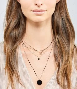 GIGI CLOZEAU Collier Intra Étoile De David Perles Résine Or Diamants 7 GIGI CLOZEAU Collier Intra Étoile De David Perles Résine Or Diamants -Shaker Jewels Magasin clozb look20190515 323