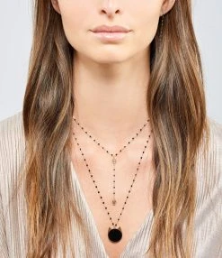 GIGI CLOZEAU Collier Chapelet Madone Perles Résine Or -Shaker Jewels Magasin clozb look20190515 327