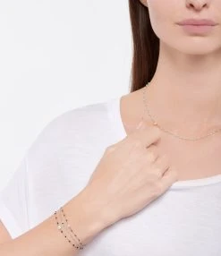 GIGI CLOZEAU Bracelet Mini Perles Résine Lucky Cœur Or Blanc 13 GIGI CLOZEAU Bracelet Mini Perles Résine Lucky Cœur Or Blanc -Shaker Jewels Magasin clozb look20211109 183