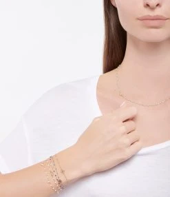 GIGI CLOZEAU Bracelet Résine Croix Diamants Or Jaune 6 GIGI CLOZEAU Bracelet Résine Croix Diamants Or Jaune -Shaker Jewels Magasin clozb look20211109 186