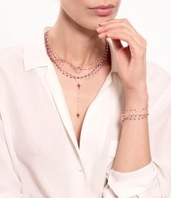 GIGI CLOZEAU Collier 1 Diamant Mini Perles Résine Or -Shaker Jewels Magasin clozb look20211109 3