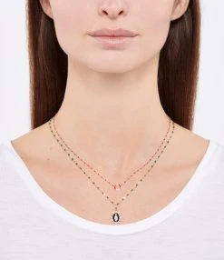 GIGI CLOZEAU Collier Mini Gigi Suprême Fer à Cheval Or Rose -Shaker Jewels Magasin clozb look20211109 62