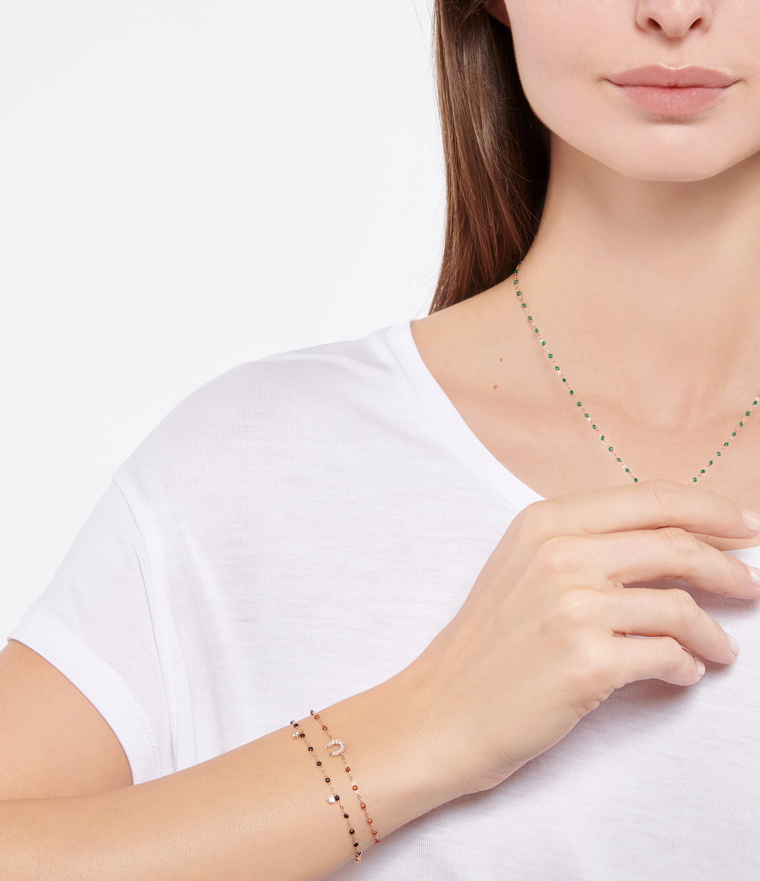 GIGI CLOZEAU Bracelet Gigi Suprême 4 Diamants Or Blanc 5 GIGI CLOZEAU Bracelet Gigi Suprême 4 Diamants Or Blanc – Image 5