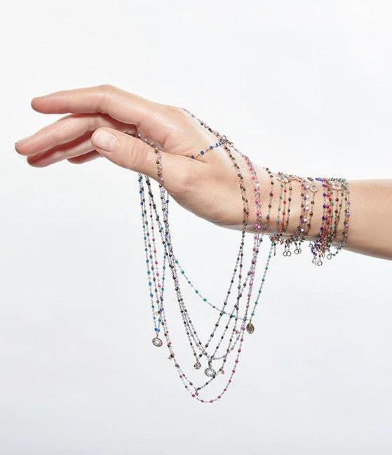 GIGI CLOZEAU Bracelet Résine L'Œil Du Pirate Diamants Or Blanc 5 GIGI CLOZEAU Bracelet Résine L'Œil Du Pirate Diamants Or Blanc – Image 5