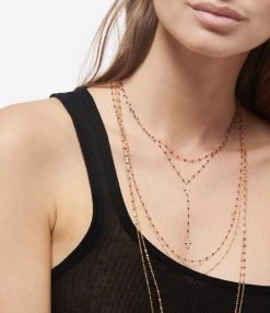 GIGI CLOZEAU Collier Perles Résine Or, 42 Cm -Shaker Jewels Magasin clozb look20221116 445