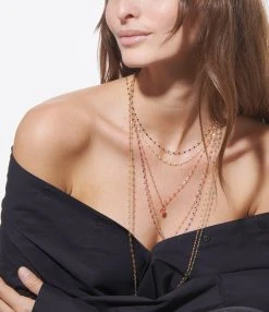 GIGI CLOZEAU Collier Perles Résine Or, 42 Cm -Shaker Jewels Magasin clozb look20221116 485