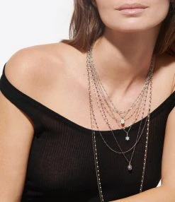 GIGI CLOZEAU Collier Perles Résine Or, 42 Cm -Shaker Jewels Magasin clozb look20221116 511