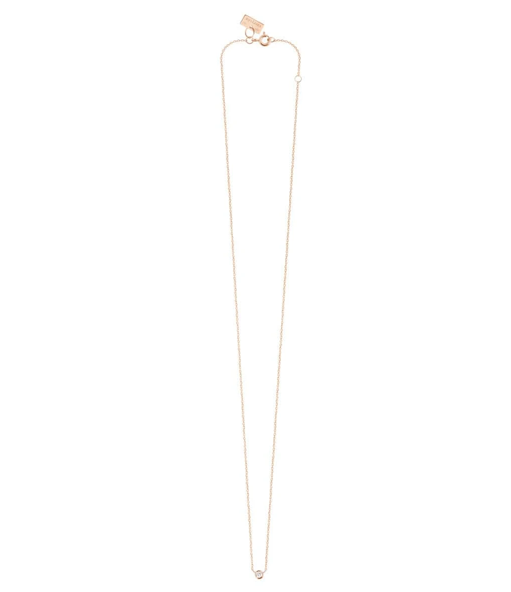 VANRYCKE Collier One Diamant Or Rose 2 VANRYCKE Collier One Diamant Or Rose – Image 2