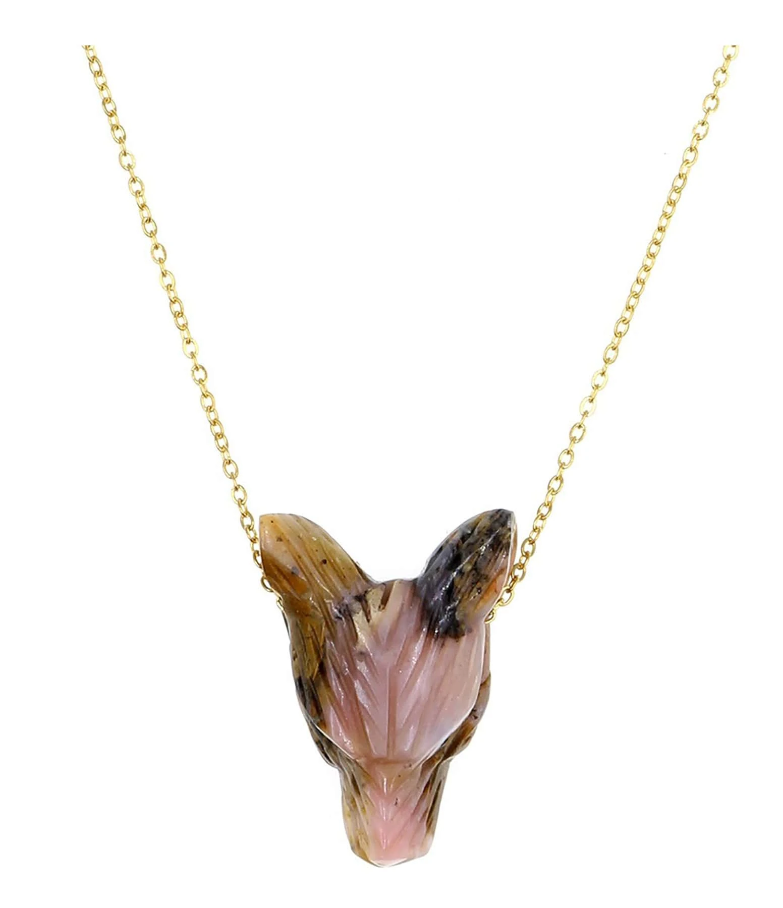 MON PRECIEUX GEM Collier Loup Opale Rose 1 MON PRECIEUX GEM Collier Loup Opale Rose