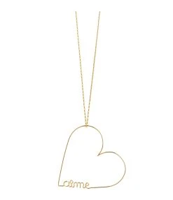 ATELIER PAULIN Collier Mini Cœur Aime Gold Filled