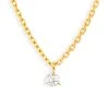 NAVA JOAILLERIE Collier Diana Diamants Or Jaune