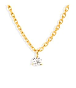 NAVA JOAILLERIE Collier Diana Diamants Or Jaune