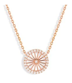 NAVA JOAILLERIE Collier Cheyenne Diamants Or Rose