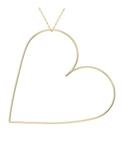 ATELIER PAULIN Collier Maxi Cœur Nude Gold Filled