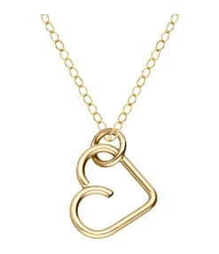 ATELIER PAULIN Collier Lucky One Cœur Gold Filled, Collection Charms