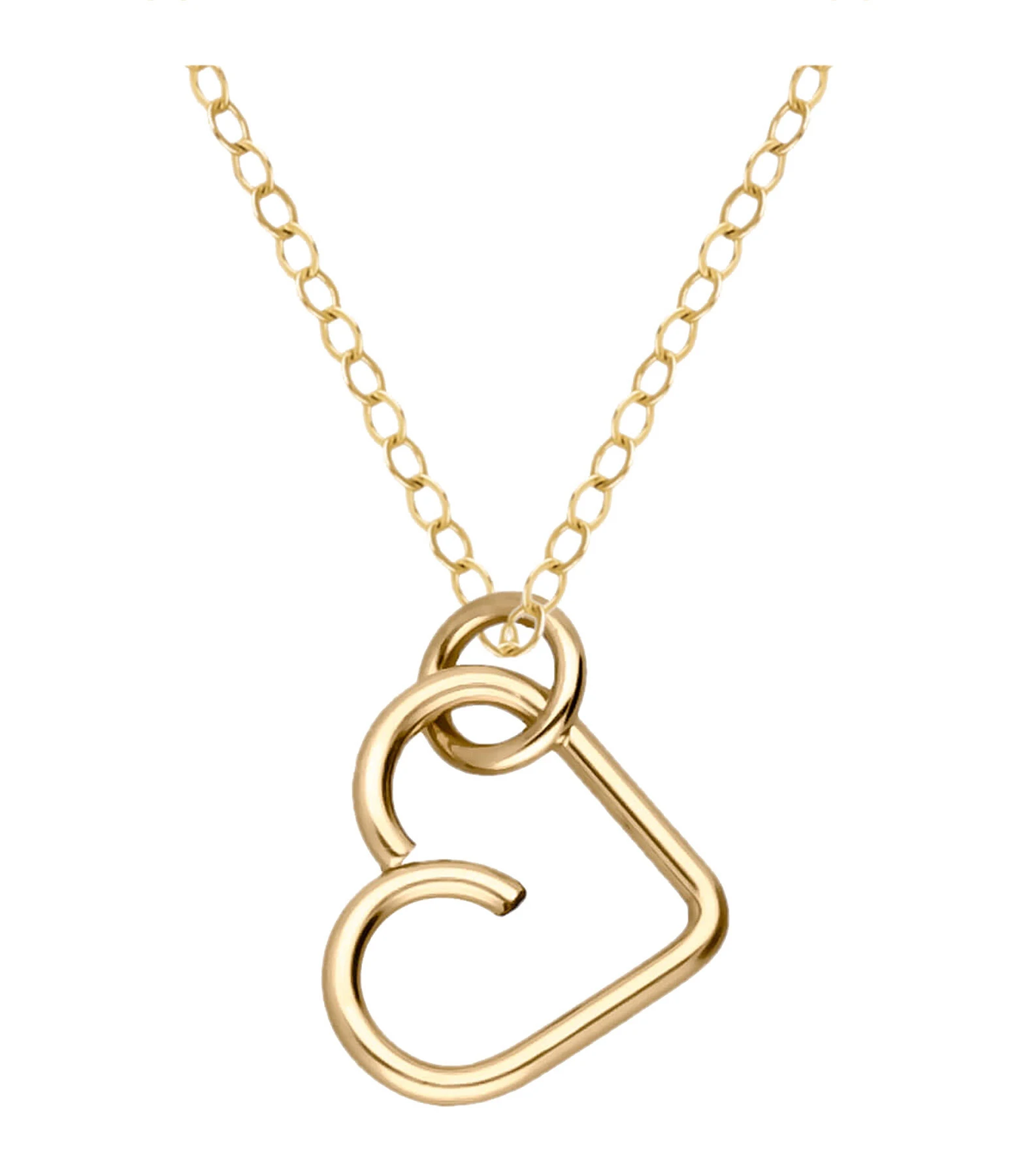 ATELIER PAULIN Collier Lucky One Cœur Gold Filled, Collection Charms