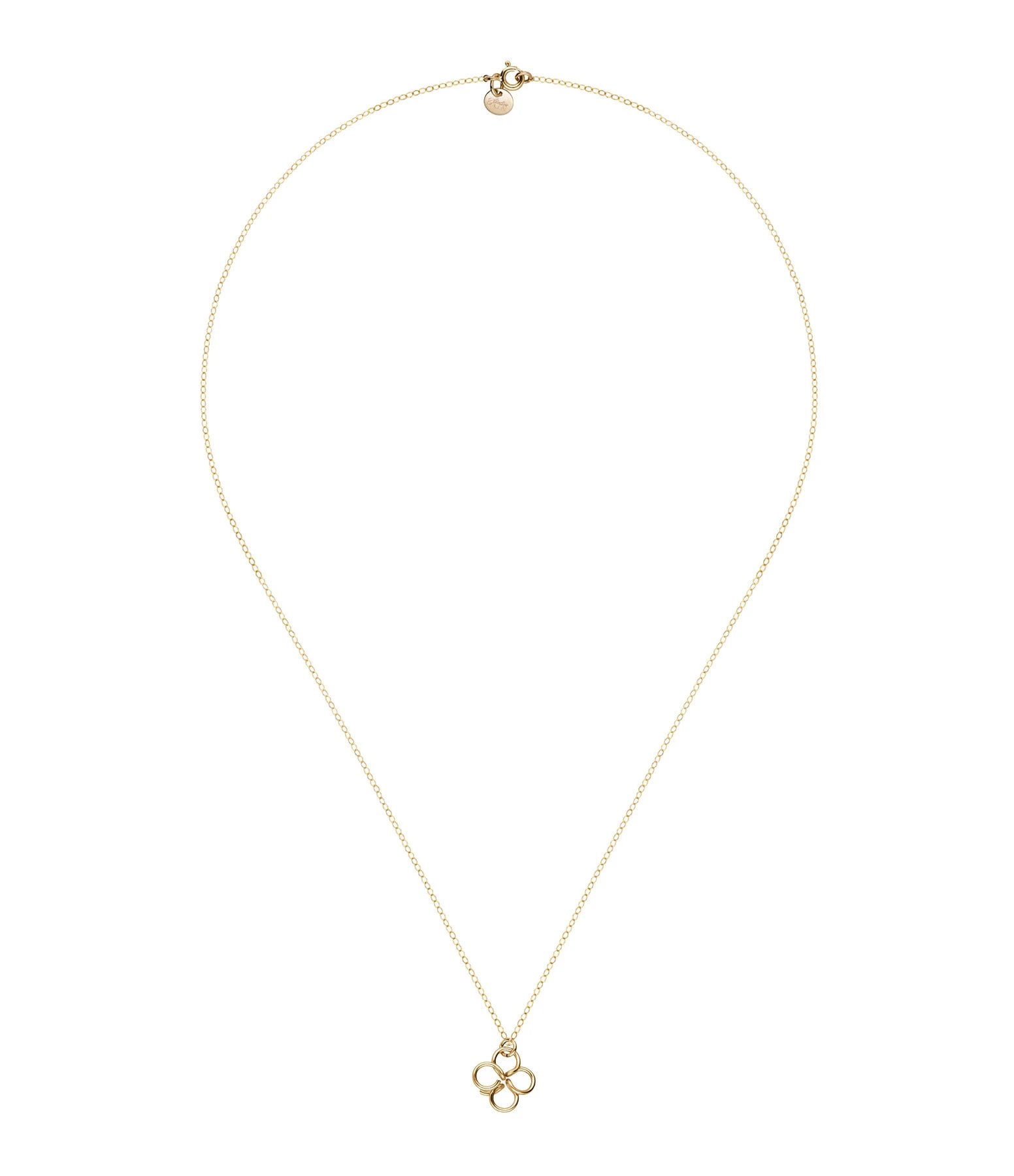 ATELIER PAULIN Collier Lucky One Trèfle Gold Filled, Collection Charms – Image 2