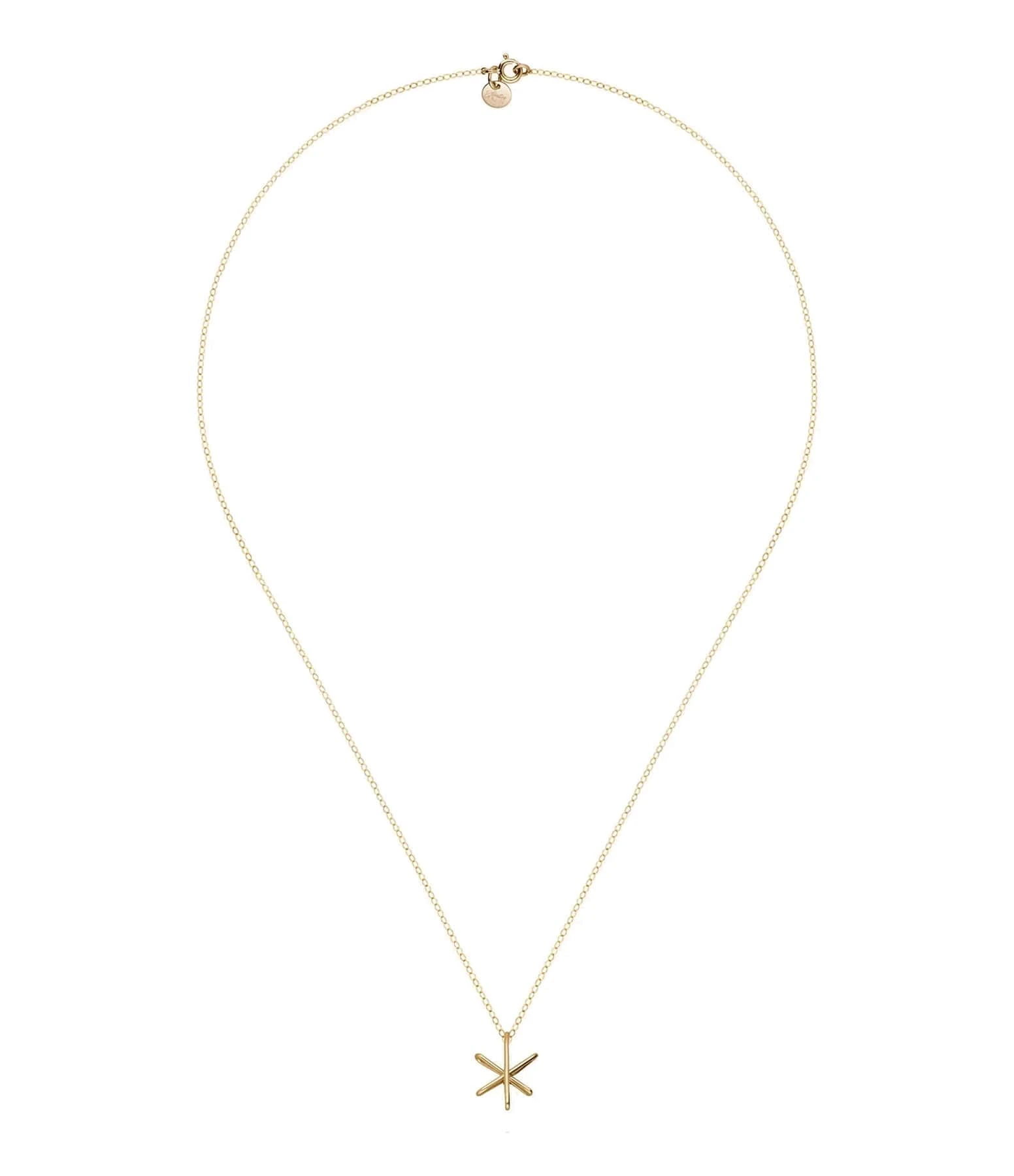 Collier L'Étoile Gold Filled, Collaboration Jean Cocteau X Atelier Paulin 2 Collier L'Étoile Gold Filled, Collaboration Jean Cocteau X Atelier Paulin – Image 2